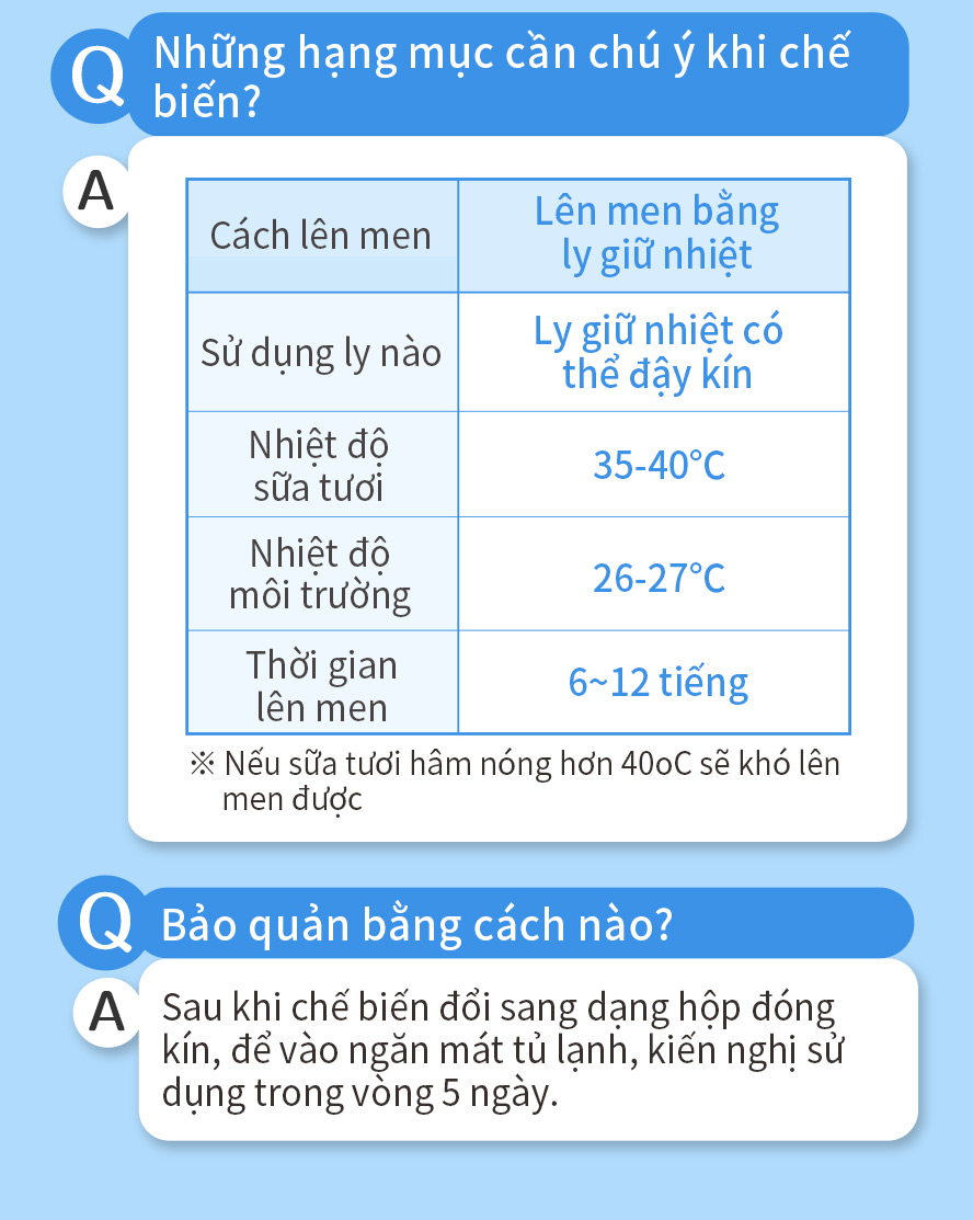 sau khi làm xong có thể đông lạnh 5 ngày